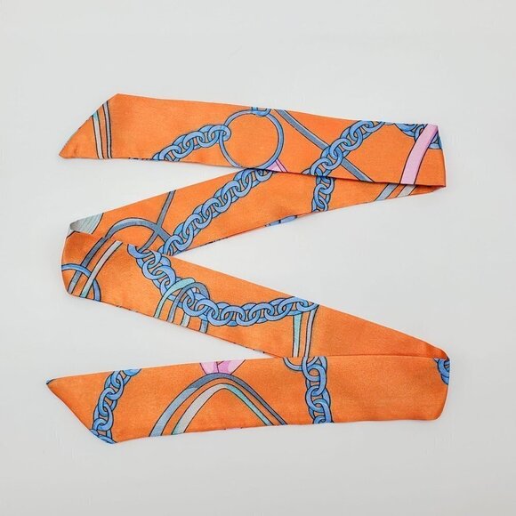 Skinny Scarf | Hand Bag, Neck Scarf (2 pieces) - Color Set #1 / Brand NEW - Picture 6 of 16